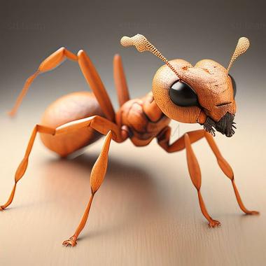 3D model Pogonomyrmex apterogenos (STL)